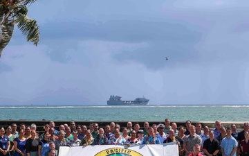 Capt. Mark B. Stefanik, Mission Commander of Pacific Partnership 2025 Speaks at a Disaster Response Seminar in Samoa