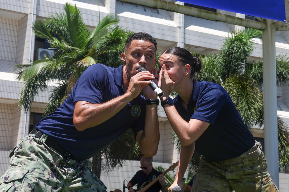 Pacific Partnership 2025 Multinational Band performs at the UN Day Celebration