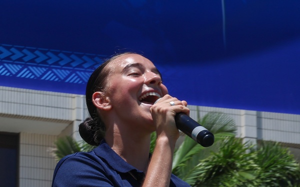 Pacific Partnership 2025 Multinational Band performs at the UN Day Celebration
