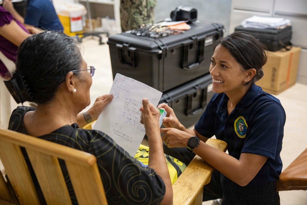 Pacific Partnership 2025 Provides Medical Care to Samoa Locals During a Community Health Engagement at Faleolo Medical Center