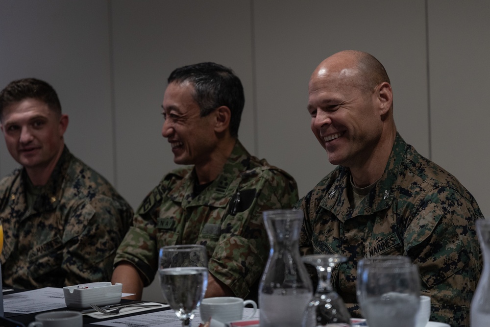 7th Communication Battalion leadership meets Japan Ground Self-Defense Force leaders