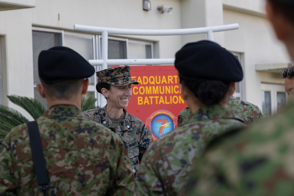 7th Communication Battalion leadership meets Japan Ground Self-Defense Force leaders
