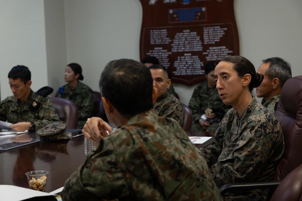 7th Communication Battalion leadership meets Japan Ground Self-Defense Force leaders