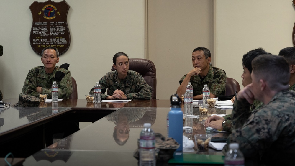 7th Communication Battalion leadership meets Japan Ground Self-Defense Force leaders