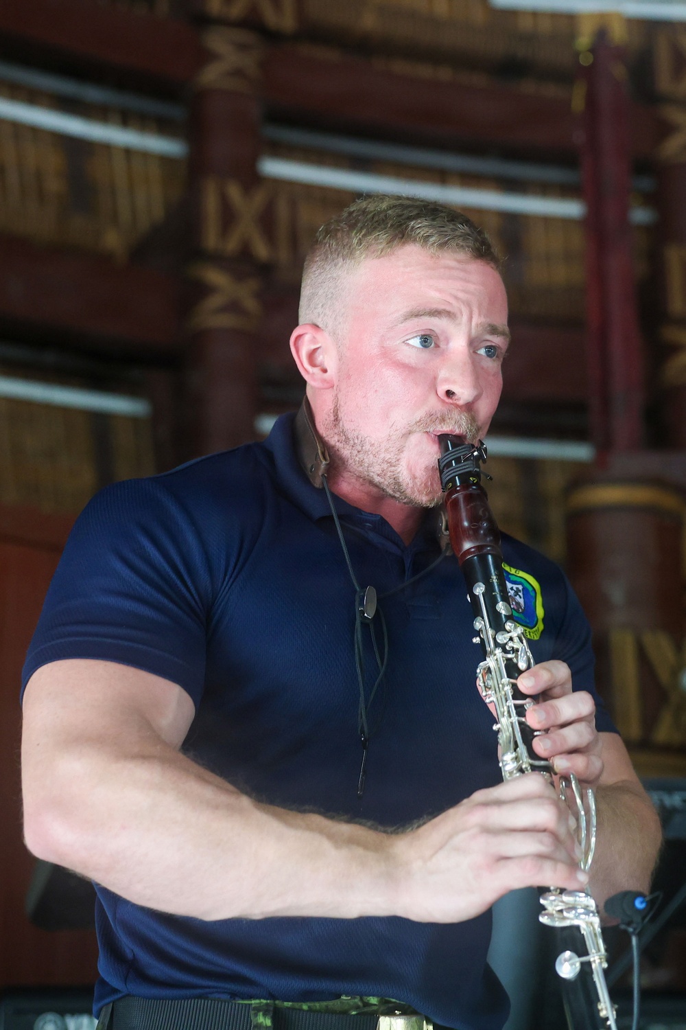 The Pacific Partnership 2025 Multinational Band Performs for National University of Samoa Students
