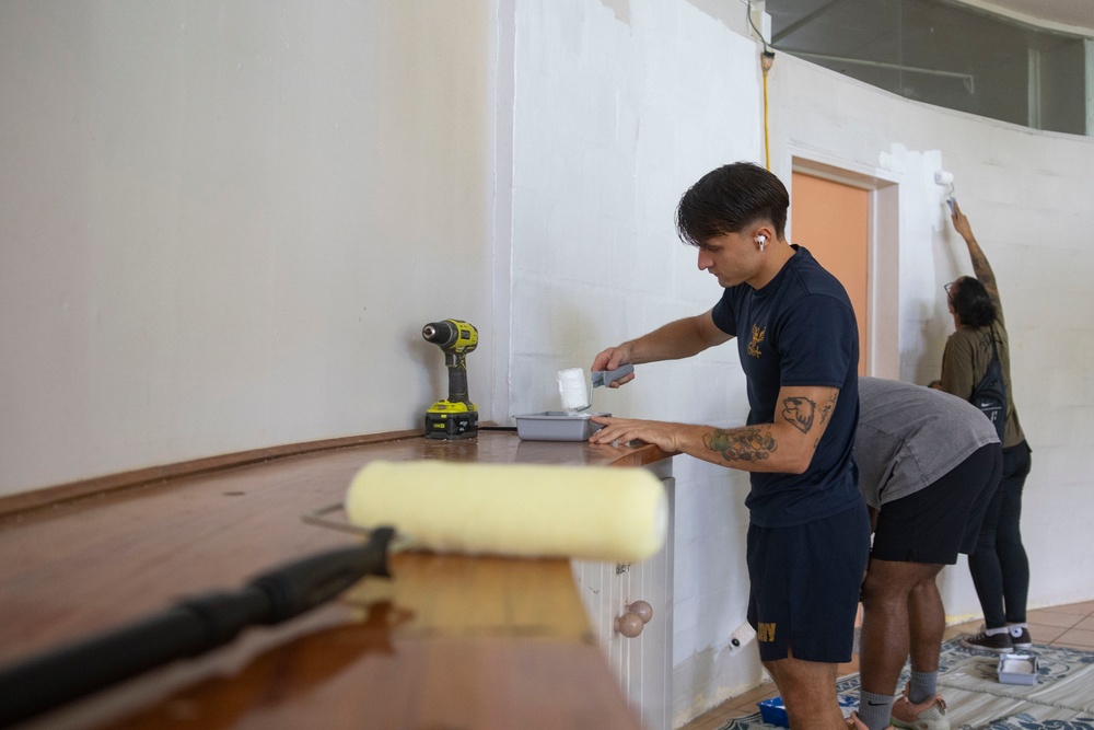 Pacific Partnership 2025 Multinational Service Members Renovate The Salvation Army Regional Headquarters in Apia, Samoa