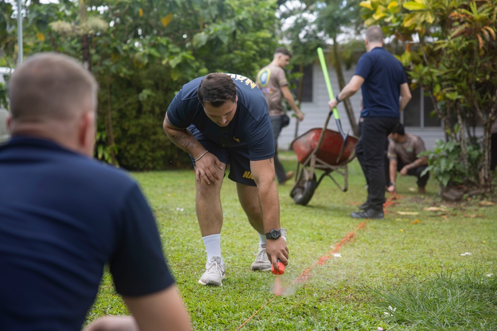 Pacific Partnership 2025 Multinational Service Members Renovate The Salvation Army Regional Headquarters in Apia, Samoa