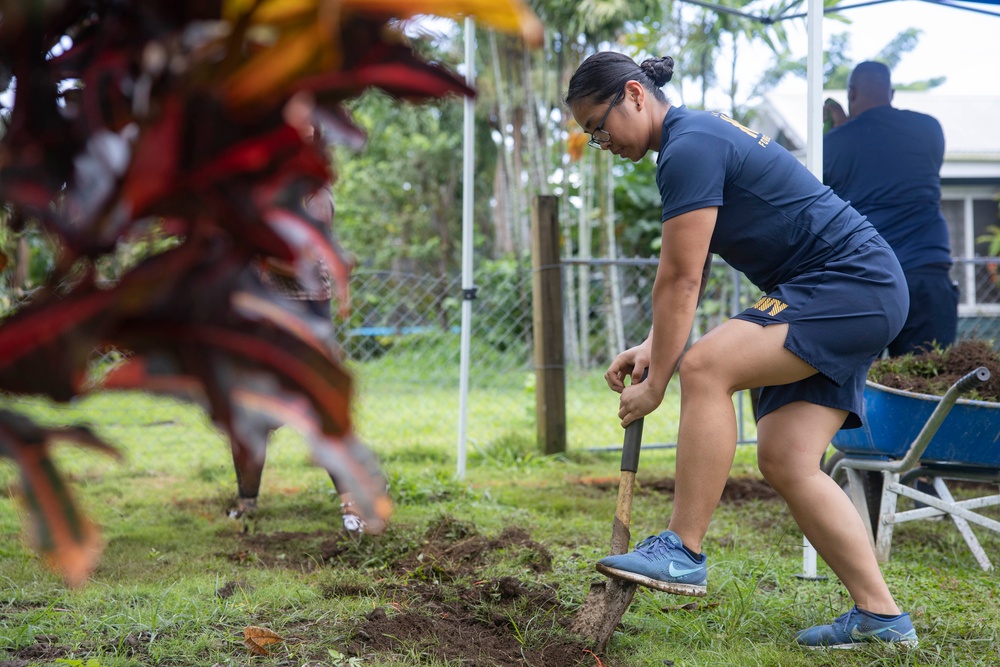 Pacific Partnership 2025 Multinational Service Members Renovate The Salvation Army Regional Headquarters in Apia, Samoa