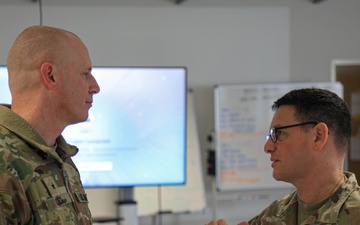 Brigadier General Cecil visits the 510th RSG