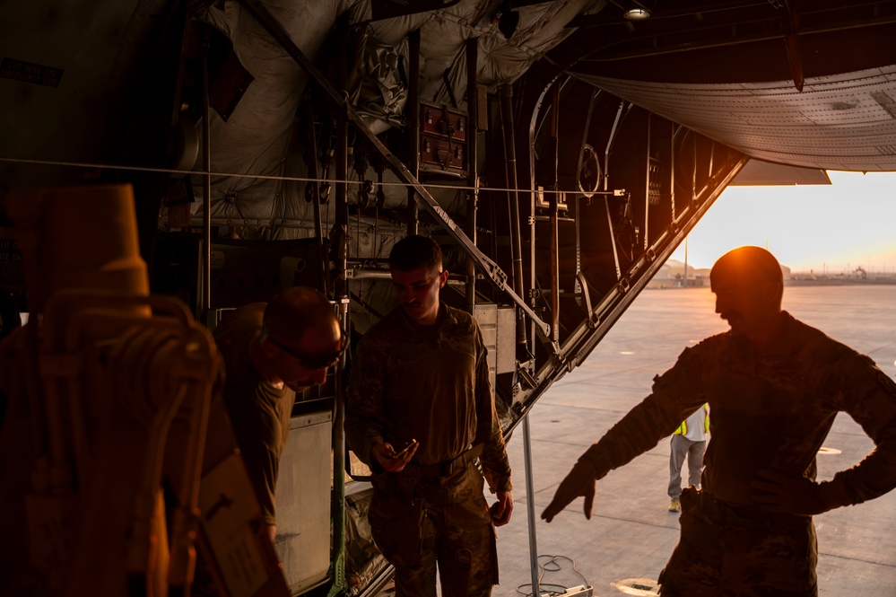 75th EAS loads heavy equipment for regional airlift