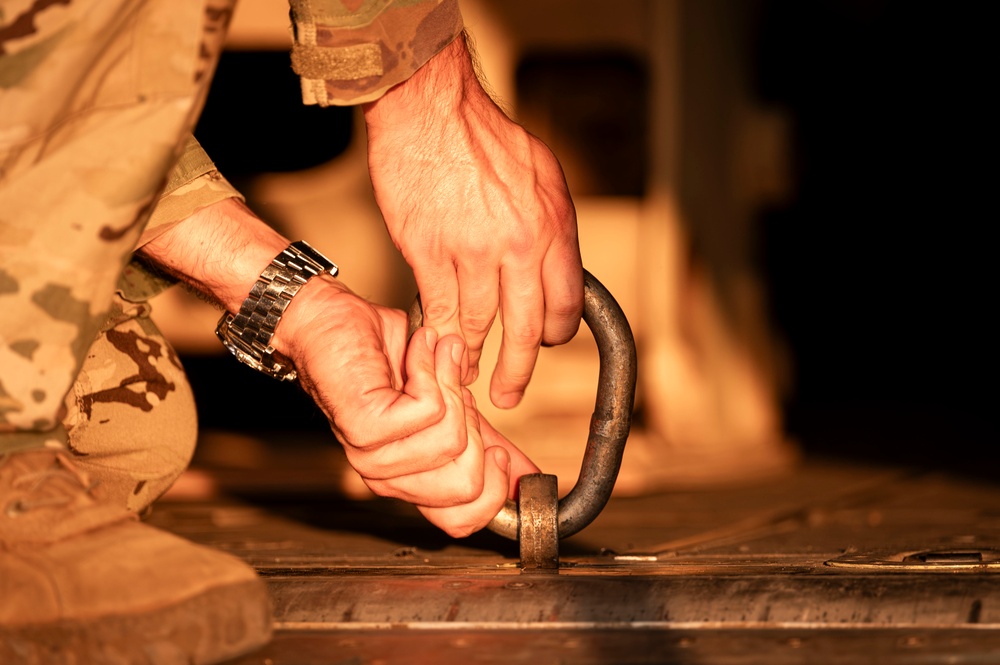 75th EAS loads heavy equipment for regional airlift