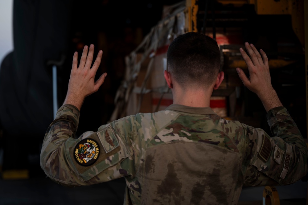 75th EAS loads heavy equipment for regional airlift