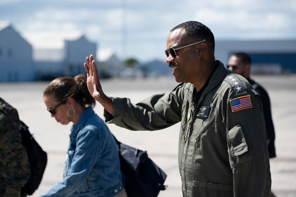 SOUTHCOM commander visits 156th Wing
