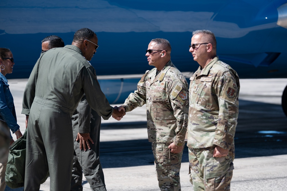 SOUTHCOM commander visits 156th Wing