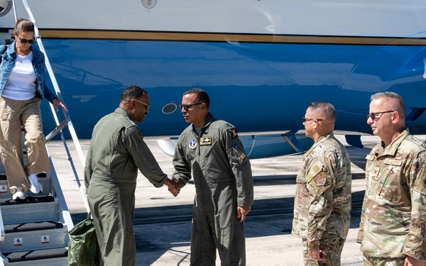 SOUTHCOM commander visits 156th Wing