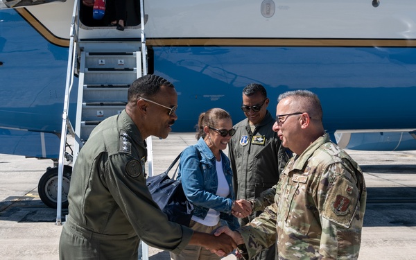 SOUTHCOM commander visits 156th Wing