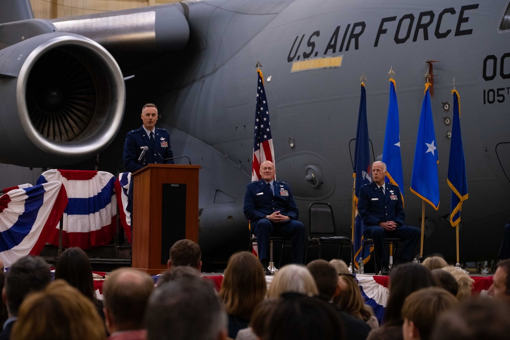 105th Airlift Wing CC promotes to brigadier general