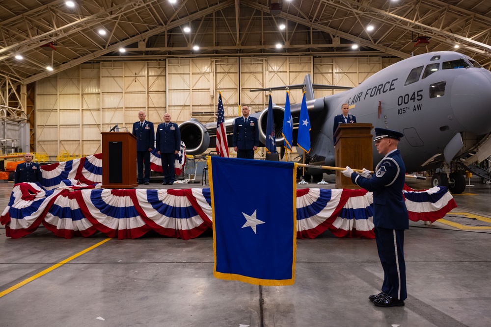 105th Airlift Wing CC promotes to brigadier general