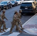 Soldiers provide a presence patrol in Georgetown and the National Mall