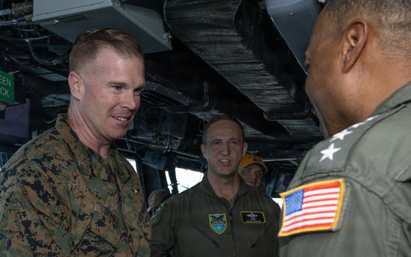 Adm. Alvin Holsey, Commander, U.S. Southern Command, Tours USS Iwo Jima