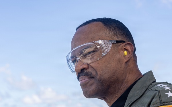 Adm. Alvin Holsey, Commander, U.S. Southern Command, Tours USS Iwo Jima