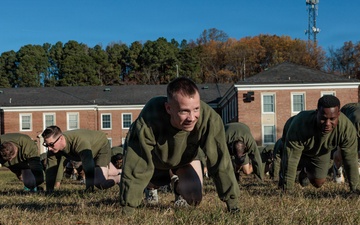 MCB Quantico conducts Moto Run for the 250th Marine Corps Birthday
