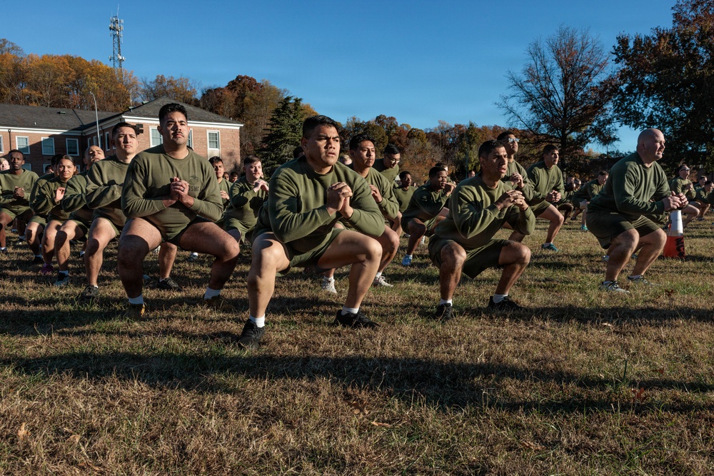 MCB Quantico conducts Moto Run for the 250th Marine Corps Birthday