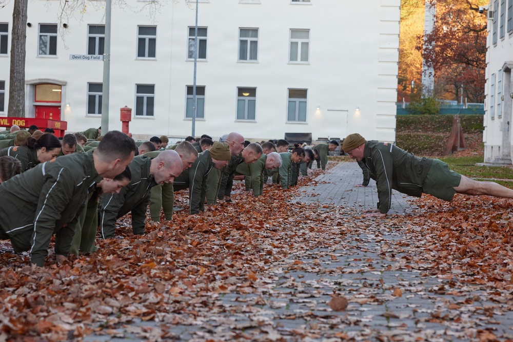 MARFOREUR/AF Marine Corps Birthday Moto Run