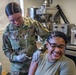 Combat medic specialist administers flu vaccinations