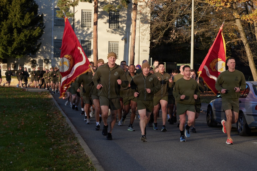 MARFOREUR/AF Marine Corps Birthday Moto Run