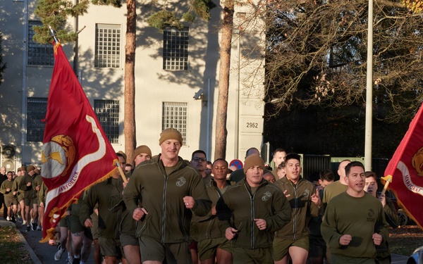 MARFOREUR/AF Marine Corps Birthday Moto Run