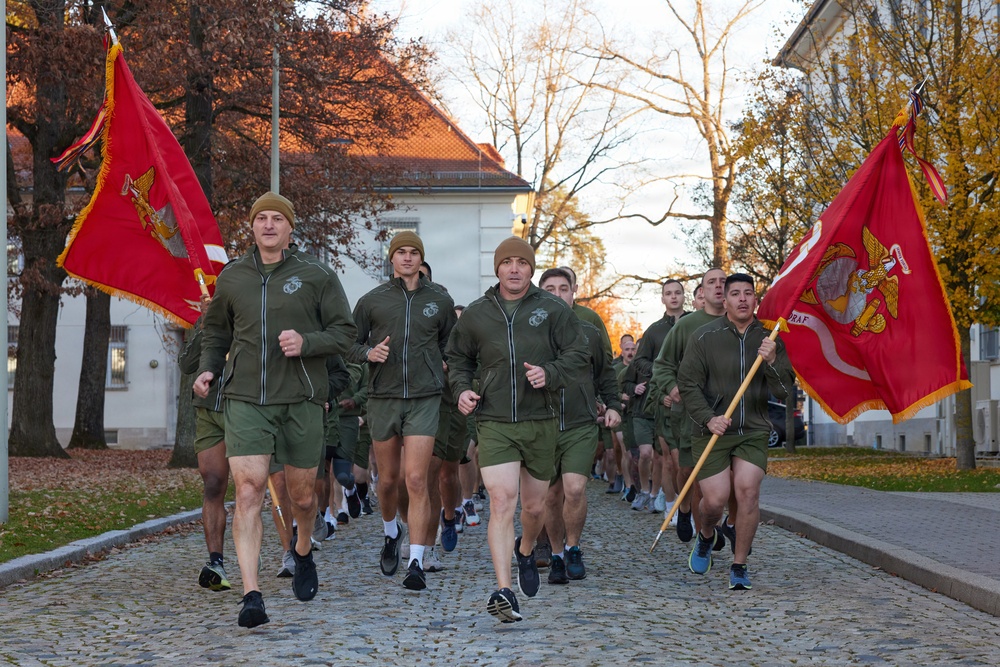 MARFOREUR/AF Marine Corps Birthday Moto Run