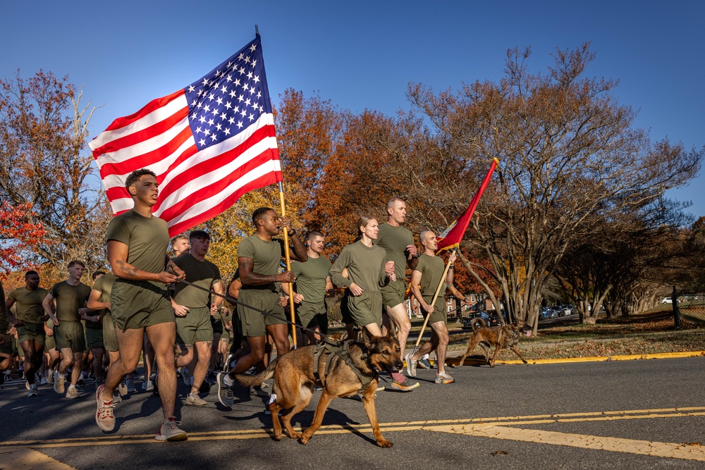 MQB Quantico conducts Moto Run for the 250th Marine Corps Birthday