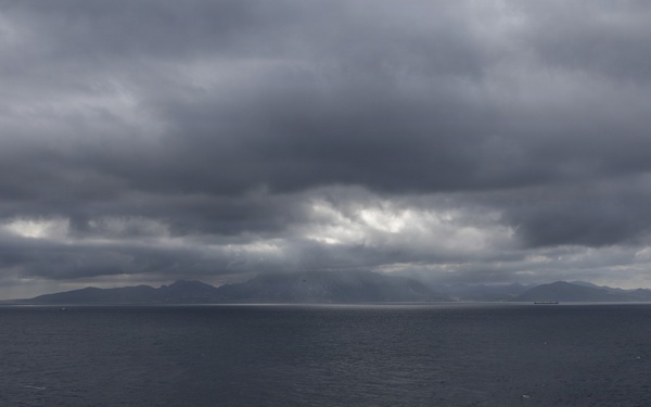 USS Gerald R. Ford (CVN 78) Transits Strait of Gibraltar
