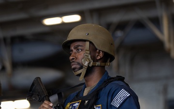 USS Gerald R. Ford (CVN 78) Transits Strait of Gibraltar