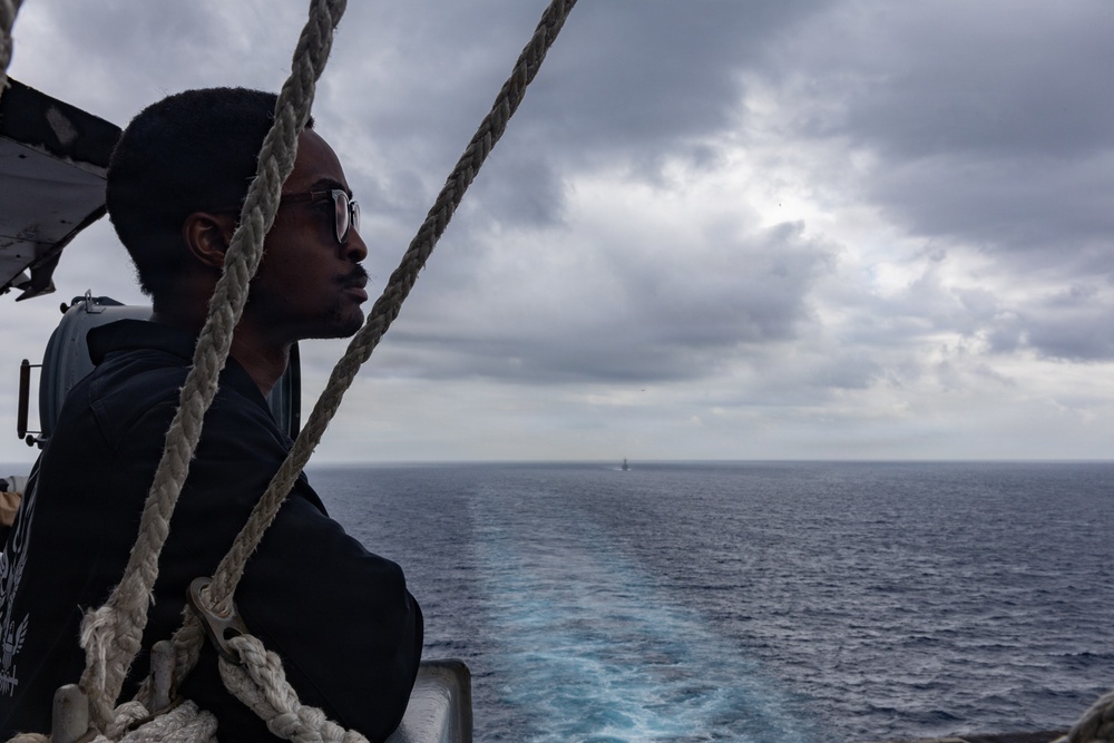 USS Gerald R. Ford (CVN 78) Transits Strait of Gibraltar