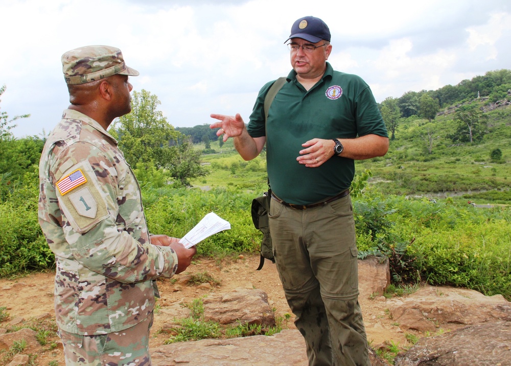 1185th DDSB completes unique Gettysburg battlefield staff ride