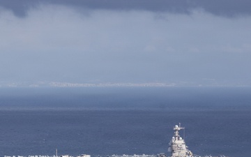 USS Gerald R. Ford (CVN 78) Transits the Strait of Gibraltar