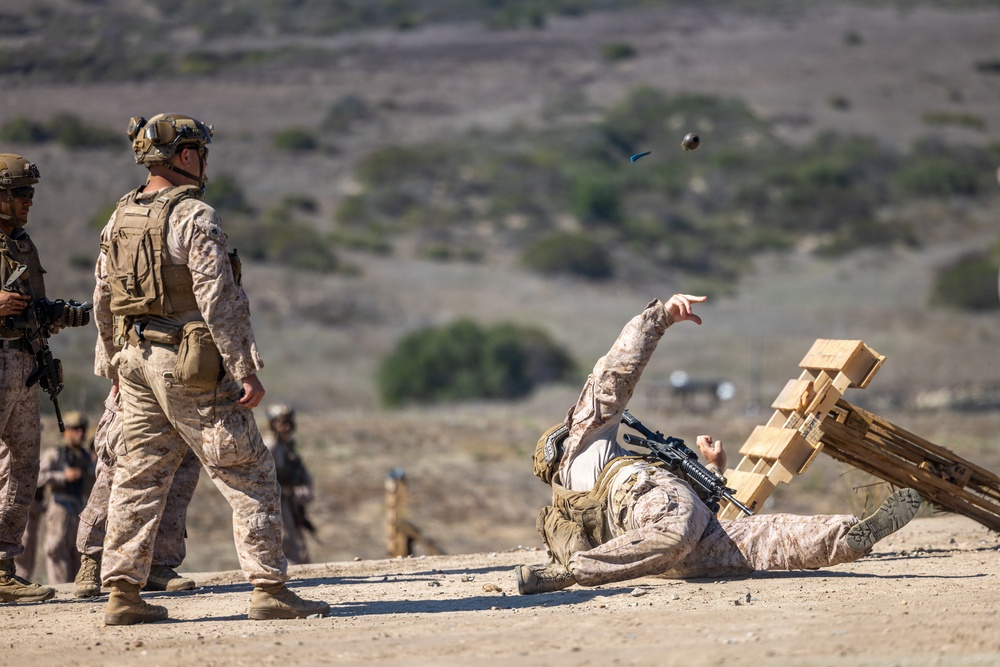 BLT 3/5 Marines Conduct a Live Fire Range