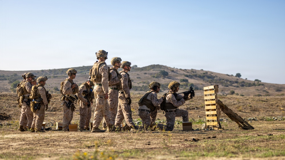 BLT 3/5 Marines Conduct a Live Fire Range