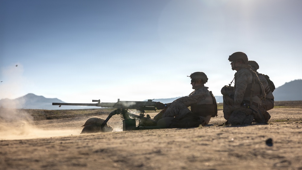 BLT 3/5 Marines Conduct a Live Fire Range