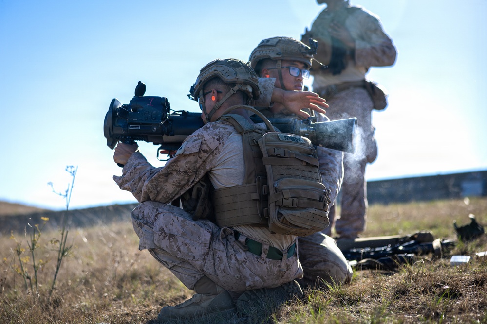 BLT 3/5 Marines Conduct a Live Fire Range