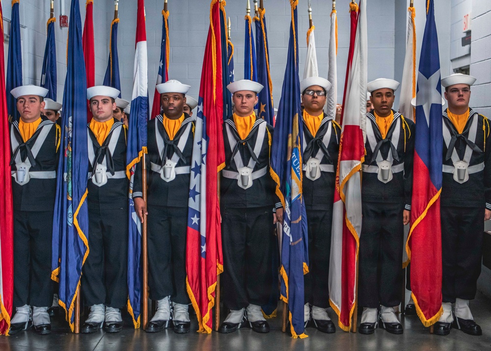 Recruit Training Comman Pass in Review