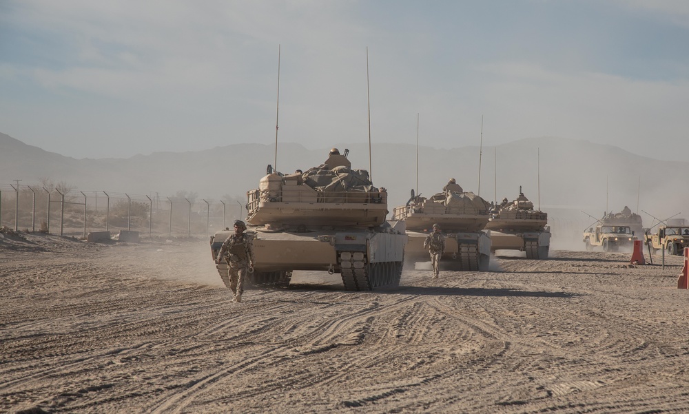 Royal Saudi Land Forces Move into 'The Box'