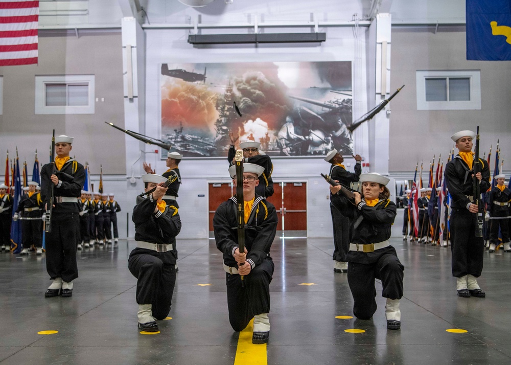 Recruit Training Command Pass in Review