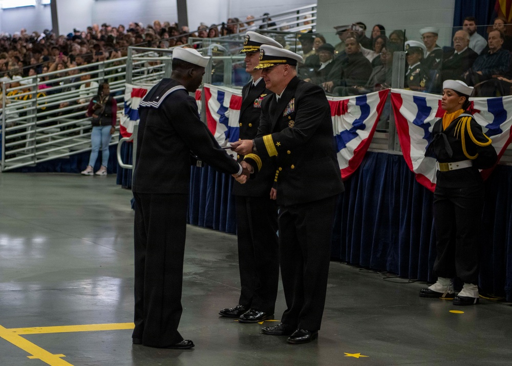 Recruit Training Command Pass in review