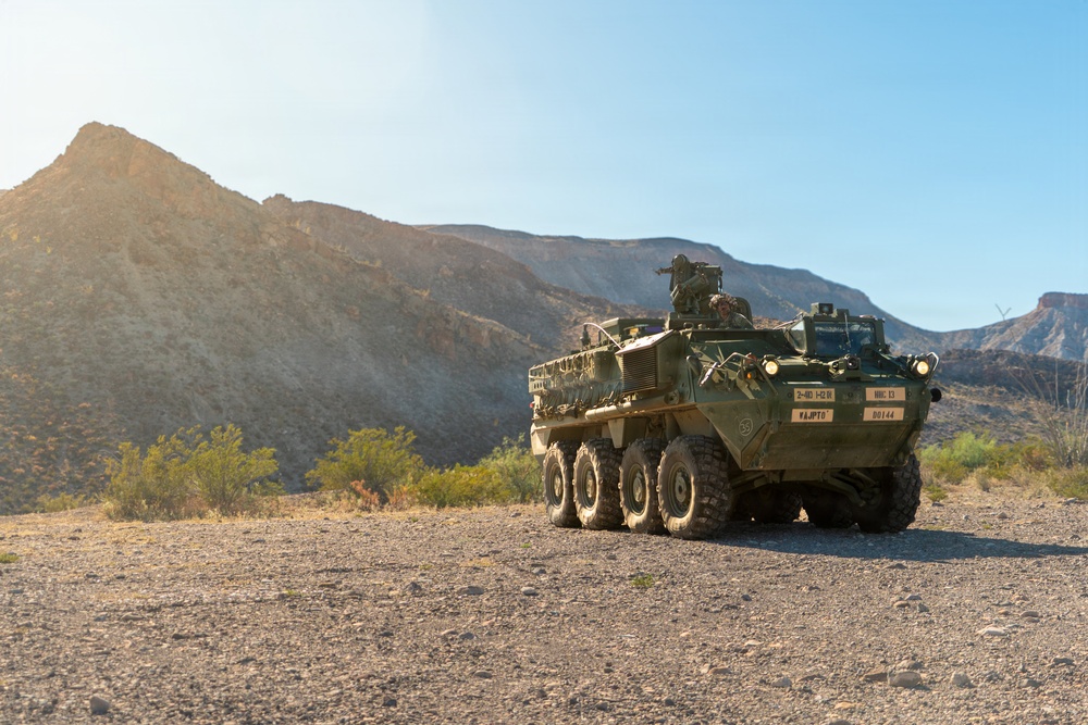 JTF-SB Soldiers Operate Stryker