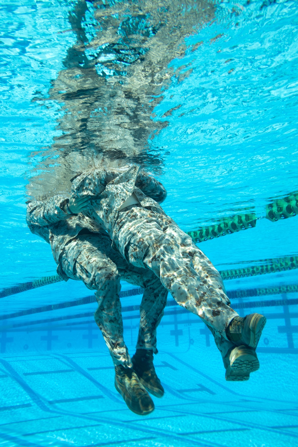 11th MEU Marines Conduct Water Survival Advanced Course