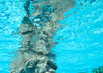 11th MEU Marines Conduct Water Survival Advanced Course