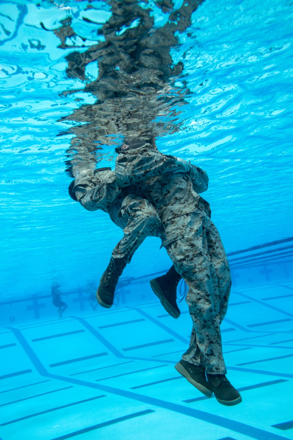 11th MEU Marines Conduct Water Survival Advanced Course